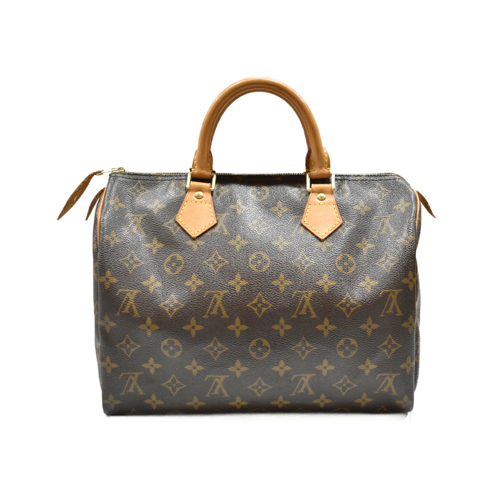 LOUIS VUITTON Speedy Monogram Canvas Bag Handbag Very - Picture 4 of 9